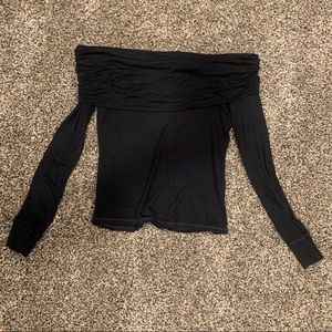 Black Off The Shoulder Top